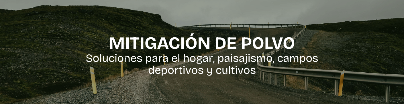 Mitigación de polvo