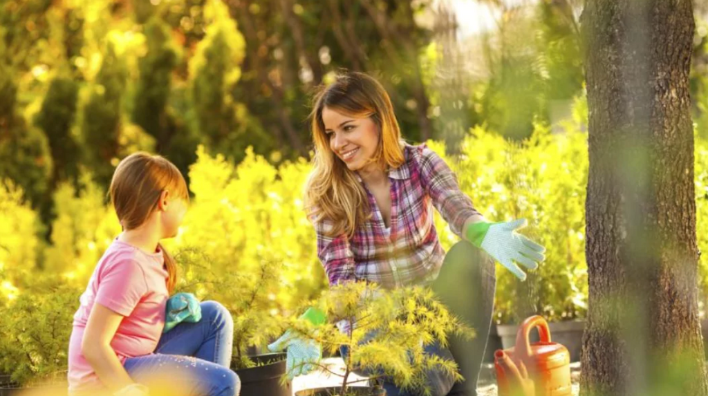 Jardinería con niños de 2 a 6 años en estas vacaciones