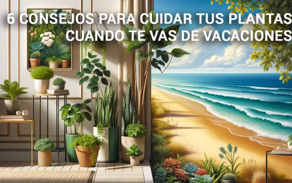 Cuando te vas de viaje estos son 6 consejos para cuidar tus plantas
