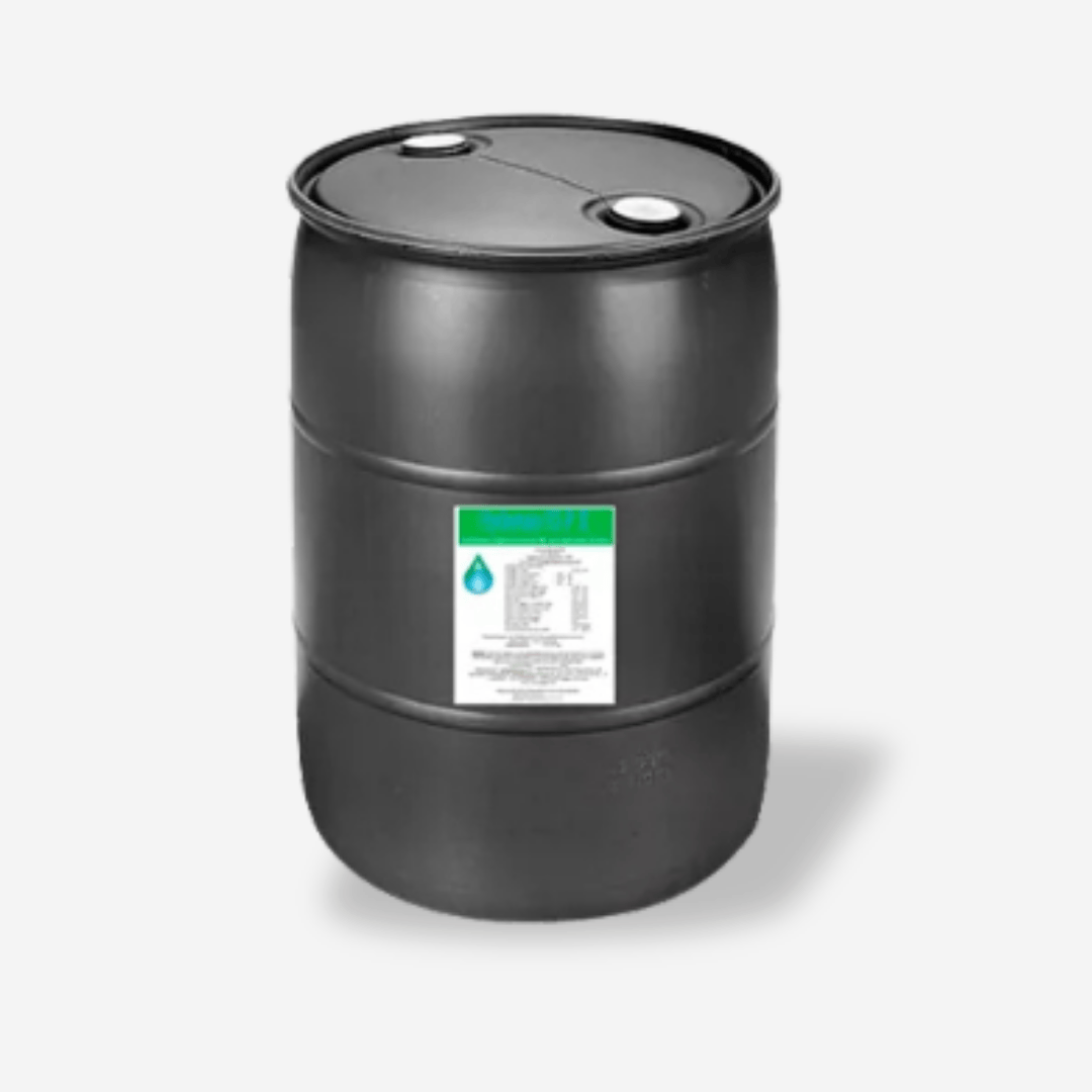Hydretain tamaño institucional y agrícola | Barril de 208 litros. Hidratación eficiente con menos agua: ideal para cultivos, campos deportivos, jardines, reforestación, revegetalización. Aplicación trimestral. Ahorro por volumen =$82.200 por litro.